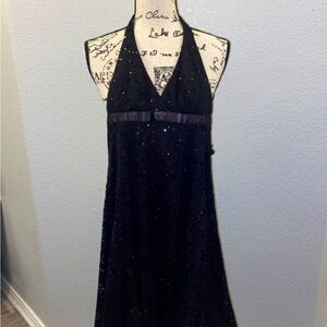 Vintage/Y2K Halter Swing Empire Waist Dress by Jodi Kristopher - Jr. size 3